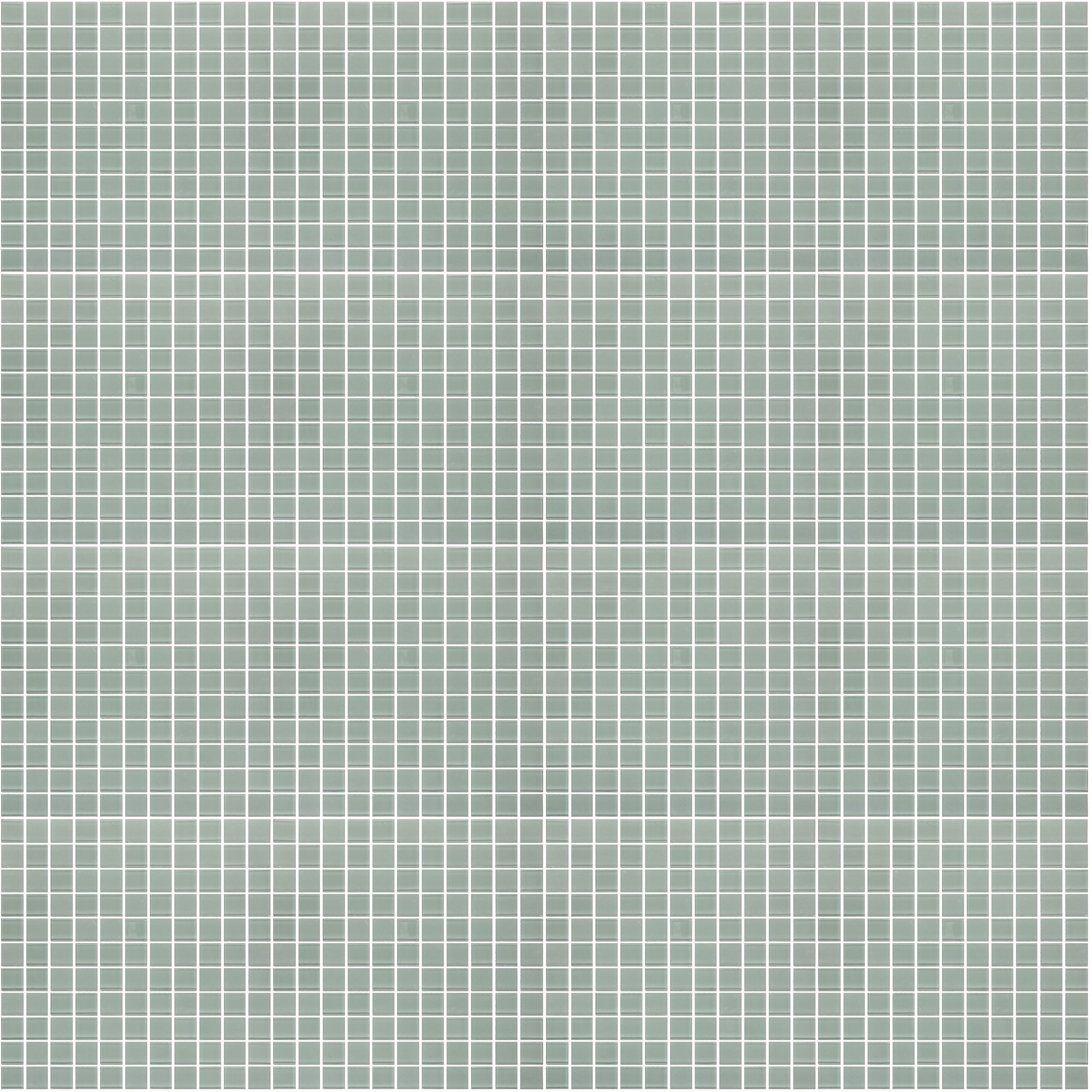 Glina Green Frosted Glass Mosaic tile sheet, (L)300mm (W)300mm
