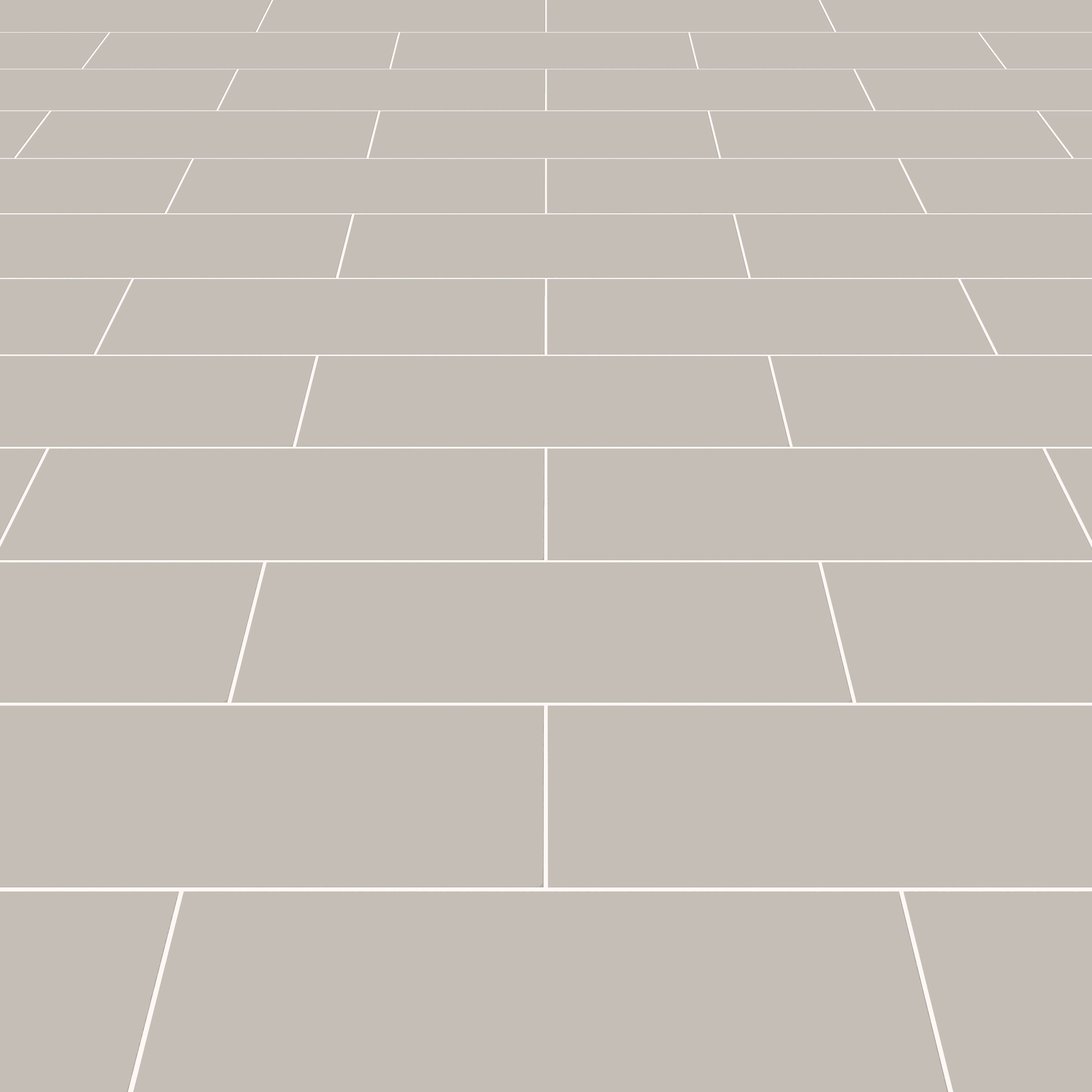 Glina Grey Gloss Ceramic Wall Tile, Pack of 34, (L)297mm (W)97mm