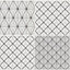 Glina Multicolour Gloss Patterned Ceramic Wall tile, Pack of 34, (L)297mm (W)97mm