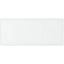 Gloss Ice White Glass Self-adhesive Bathroom Splashback (H)25cm (W)60cm