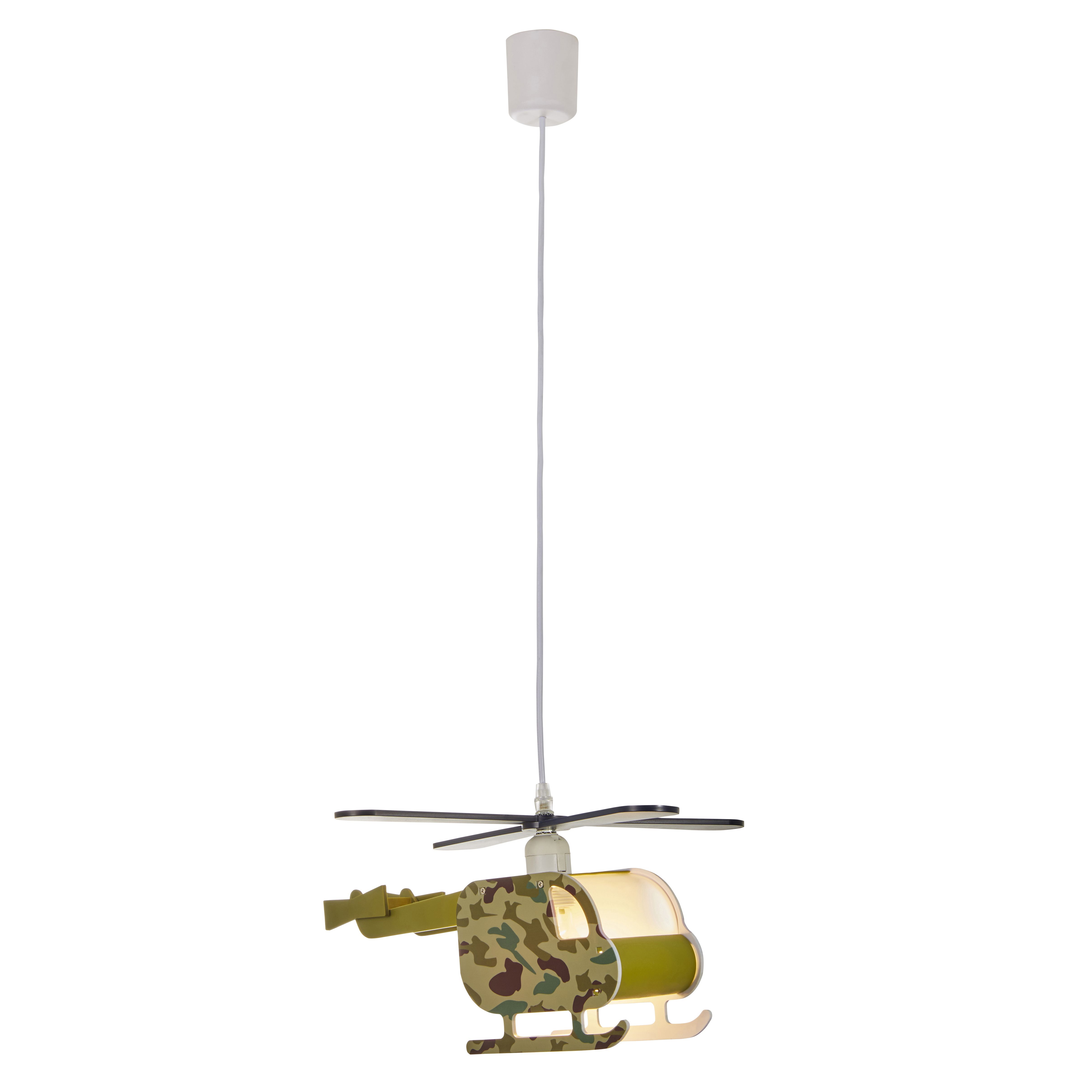 Glow Elior Helicopter Matt Multicolour Light pendant, (Dia)420mm