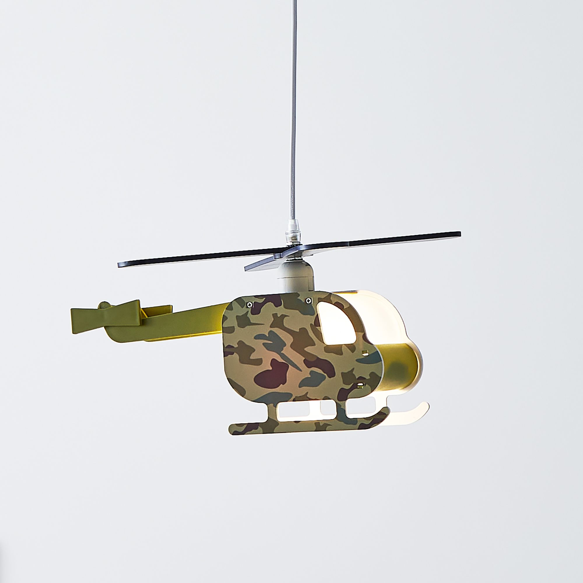 Glow Elior Helicopter Matt Multicolour Light pendant, (Dia)420mm