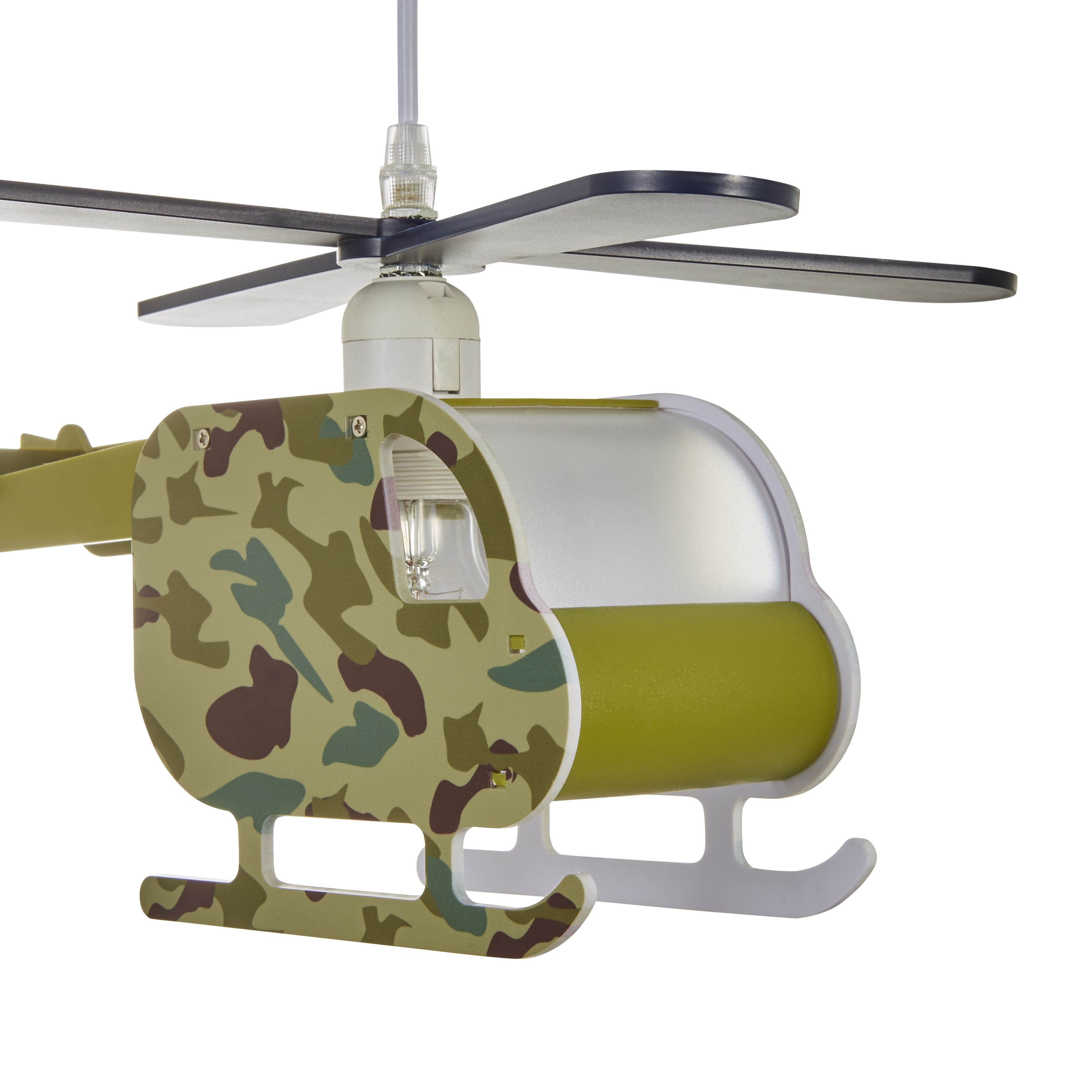 Glow Elior Helicopter Matt Multicolour Light pendant, (Dia)420mm