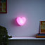 Glow Helia Multicolour Heart Integrated LED USB night light