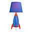 Glow Meyer Rocket Blue LED Circular Table lamp
