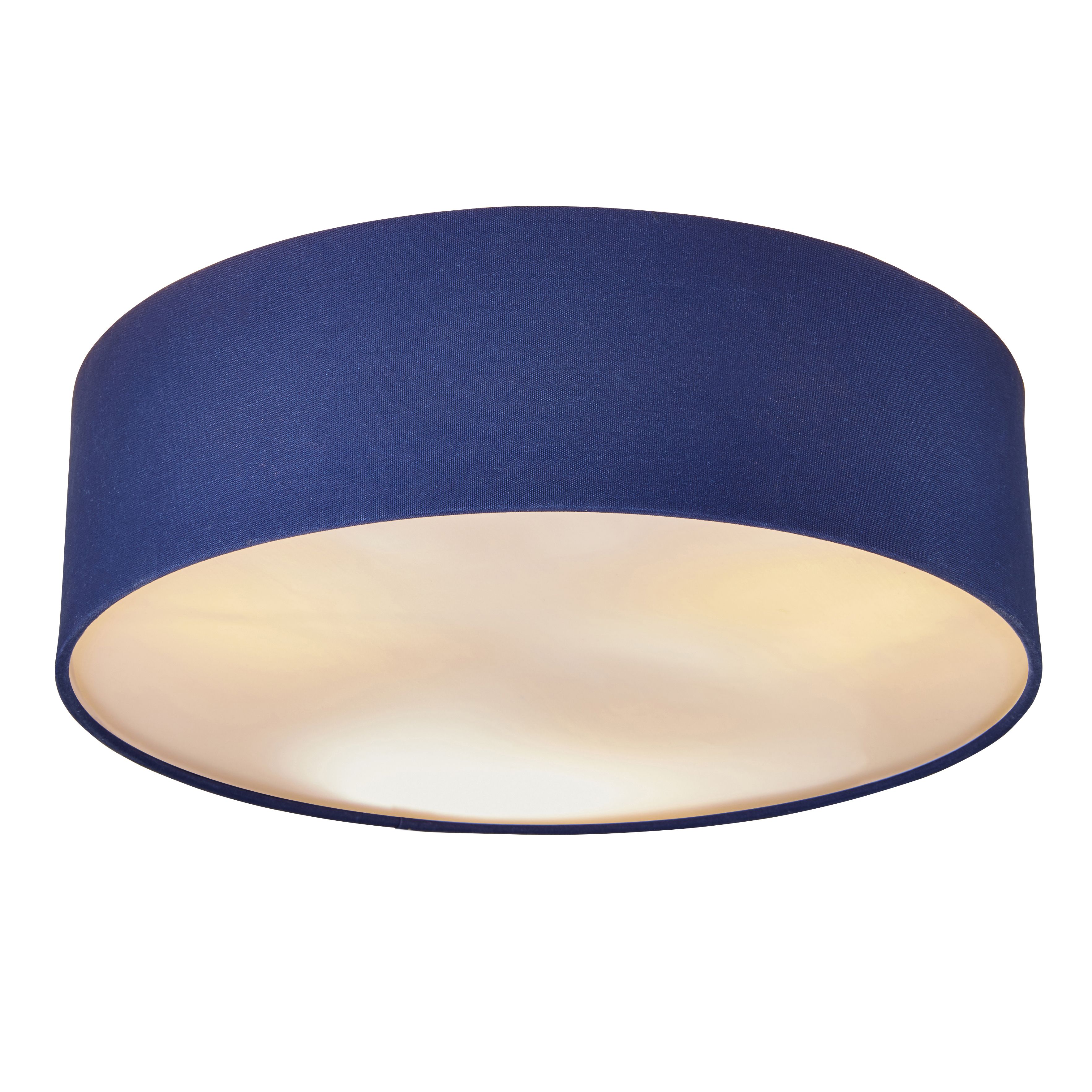 Large navy deals ceiling light shade