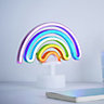 Glow Ziva Neon rainbow Multicolour LED Table light