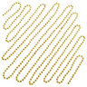 Gold Gloss Gold effect Bead chain 5m