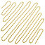 Gold Gloss Gold effect Bead chain 5m