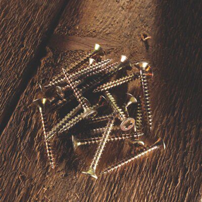 Goldscrew General PZ Flat countersunk Carbon steel Trade Case, Pack of 1400