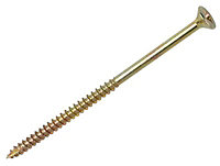 Goldscrew Plus Zinc-plated Carbon steel Screw (Dia)6mm (L)130mm, Pack of 50