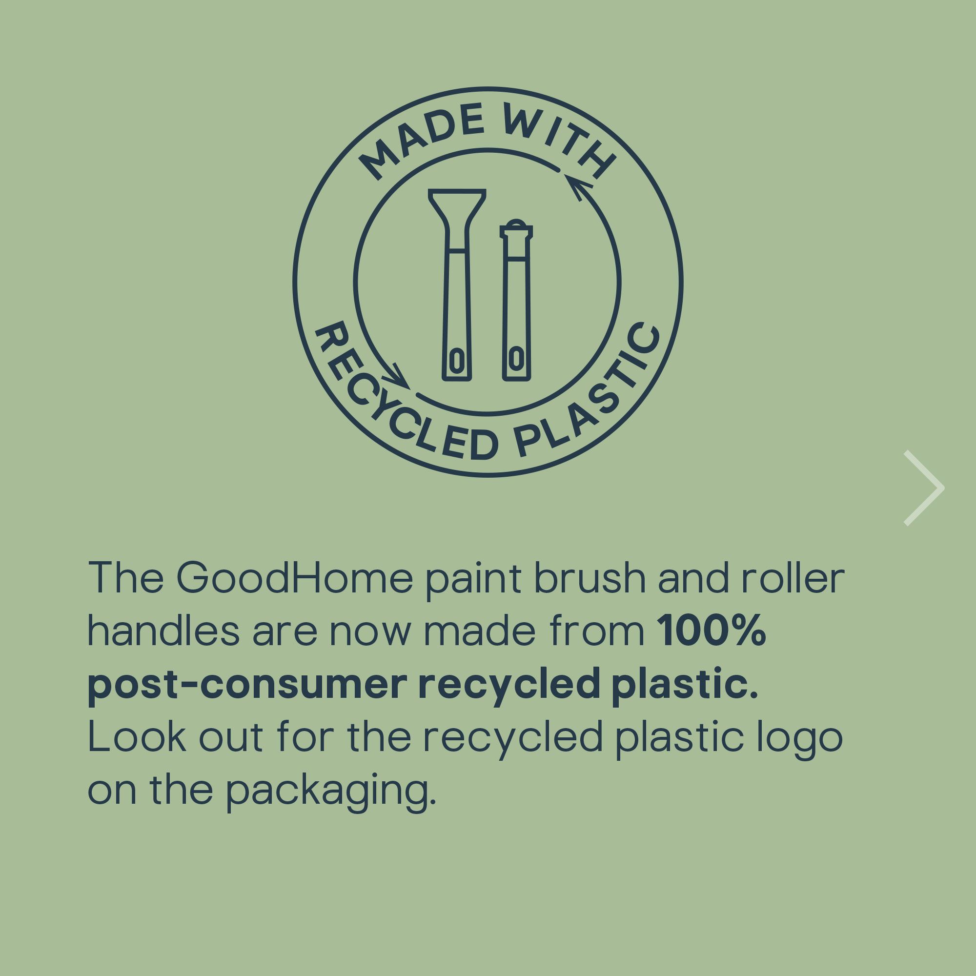 GoodHome 1½" Fine filament tip Angled paint brush