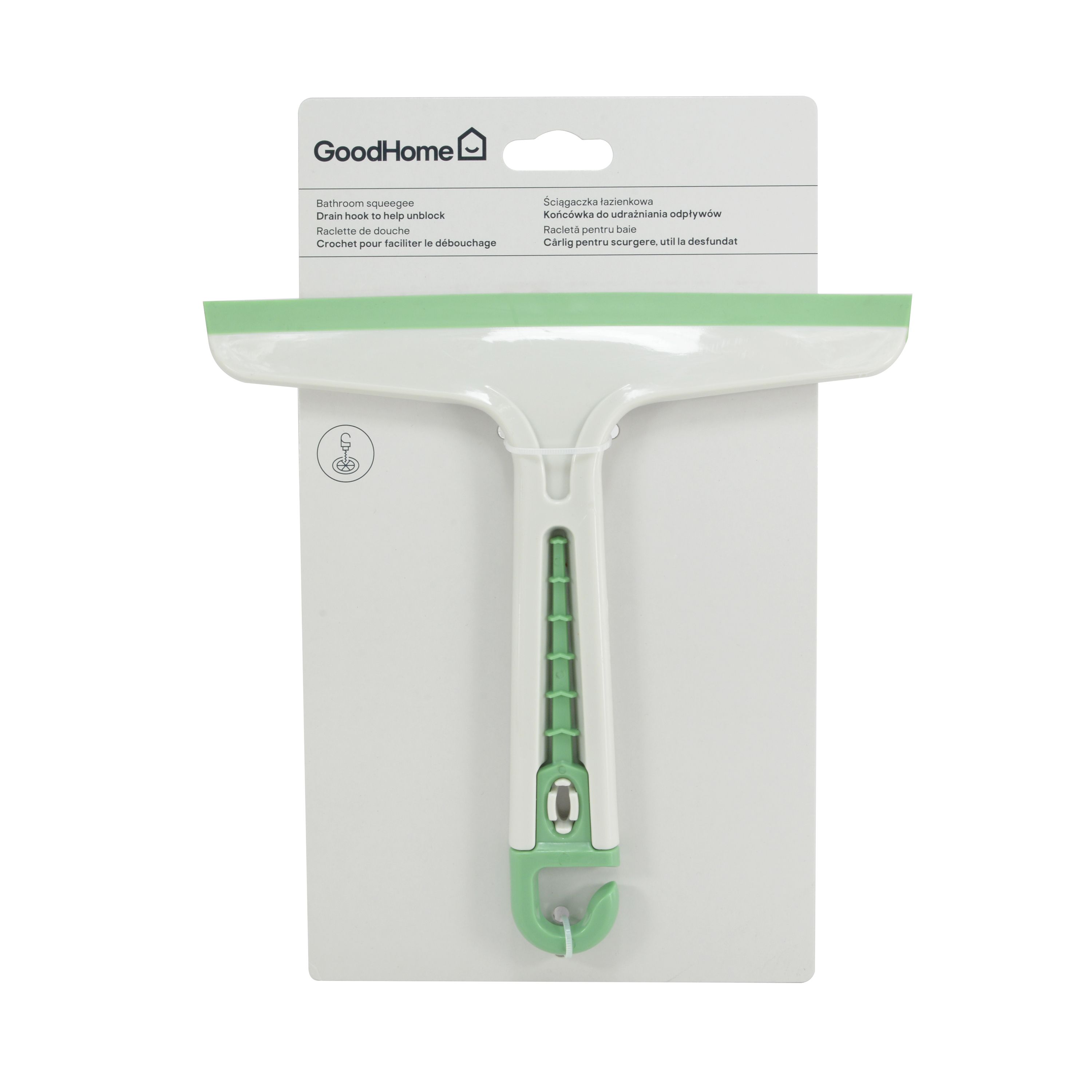 GoodHome 200mm Thermoplastic rubber (TPR) Shower screen & window squeegee