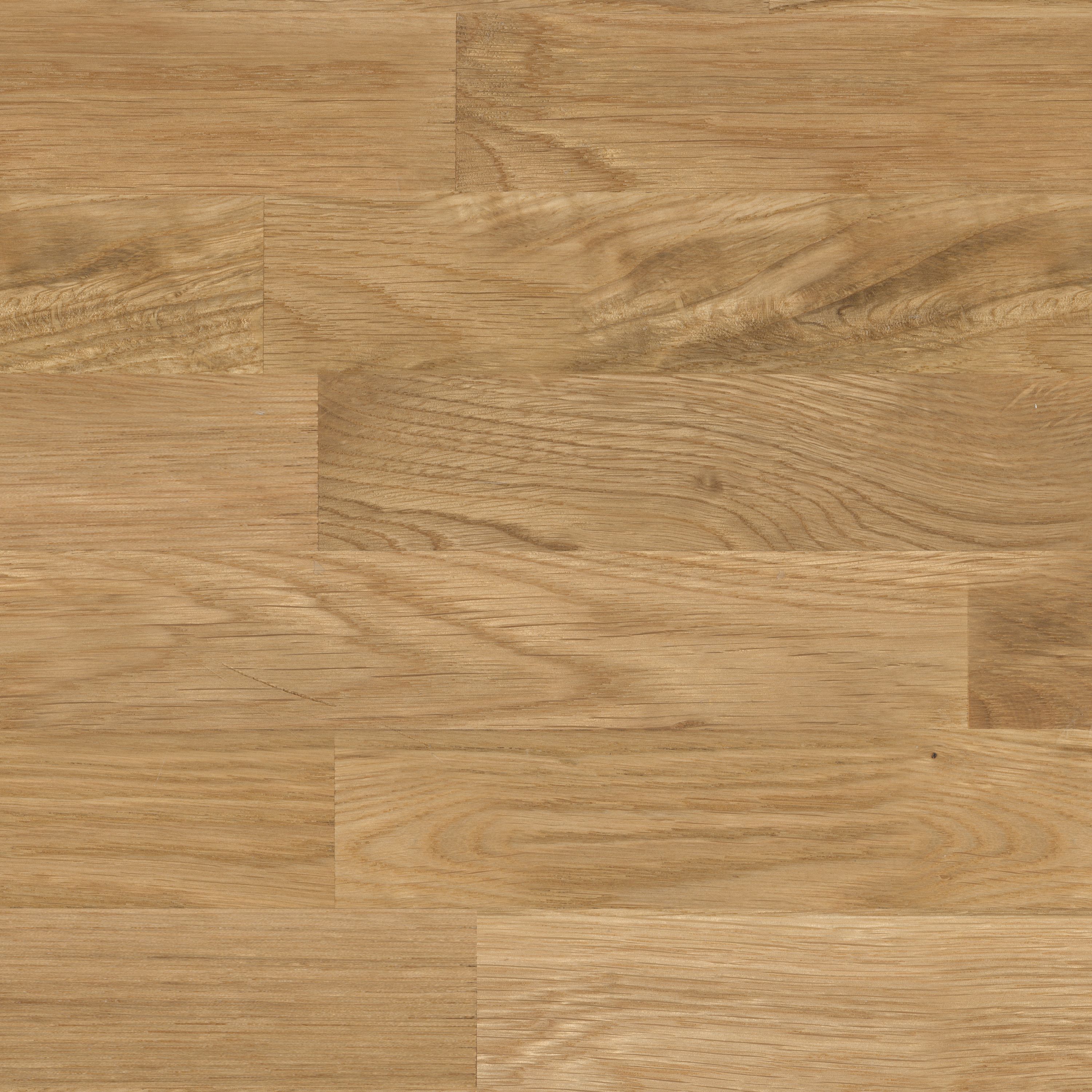 GoodHome 26mm Matt Natural Solid oak Square edge Kitchen Worktop, (L)3000mm