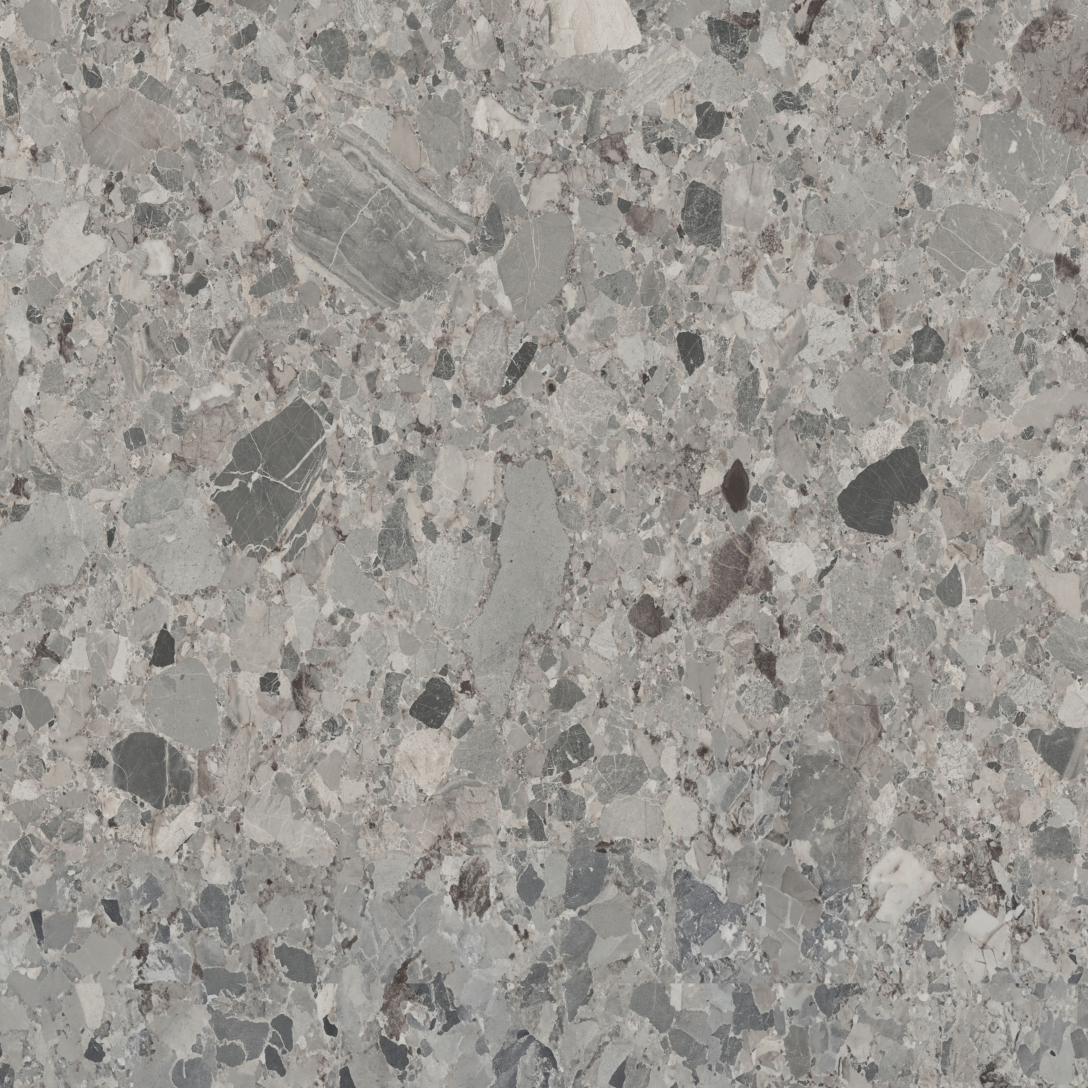 GoodHome 38mm Berberis Matt Grey Stone effect Laminate Square edge Breakfast bar, (L)2000mm