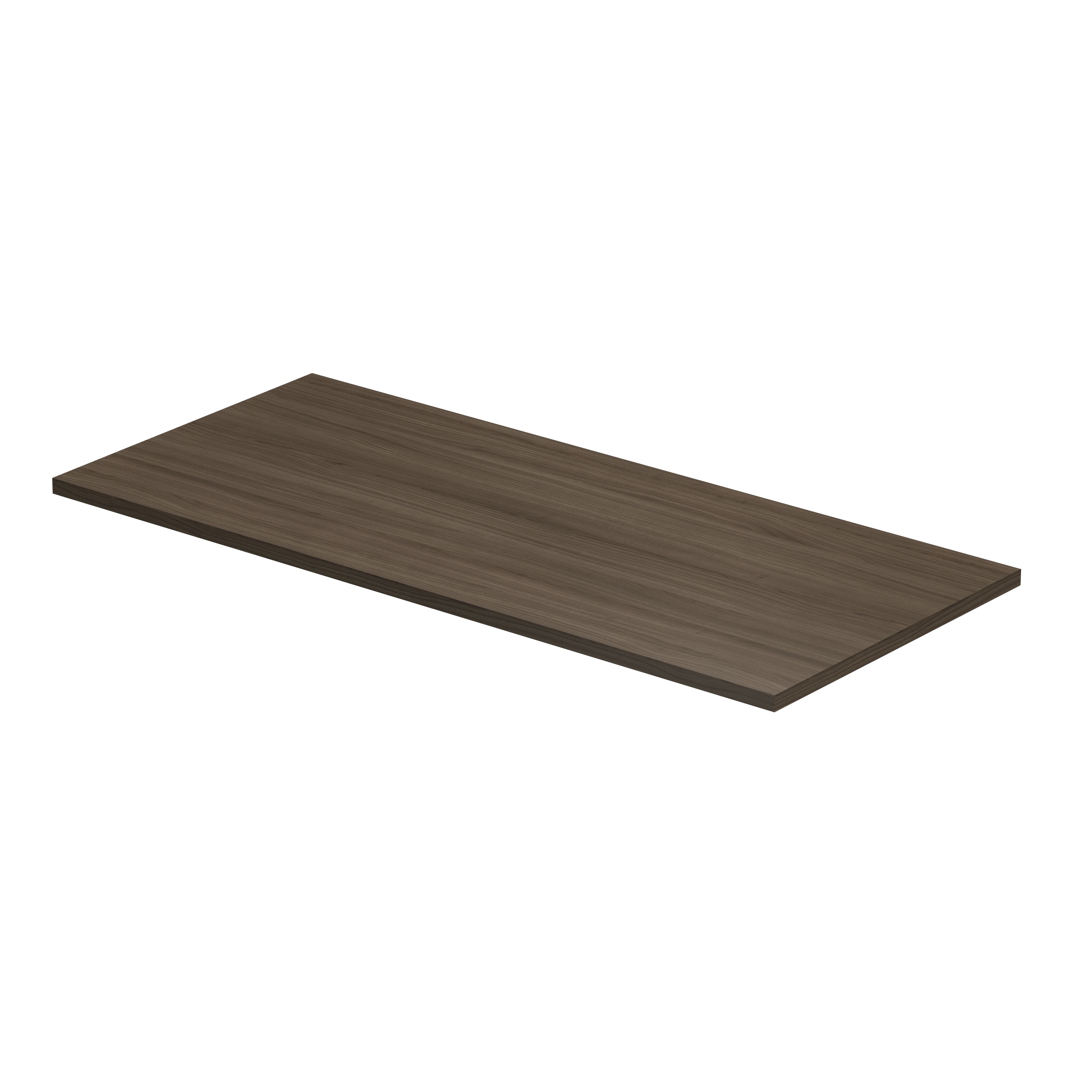 GoodHome 38mm Berberis Matt Wood effect Laminate Square edge Breakfast bar, (L)2000mm