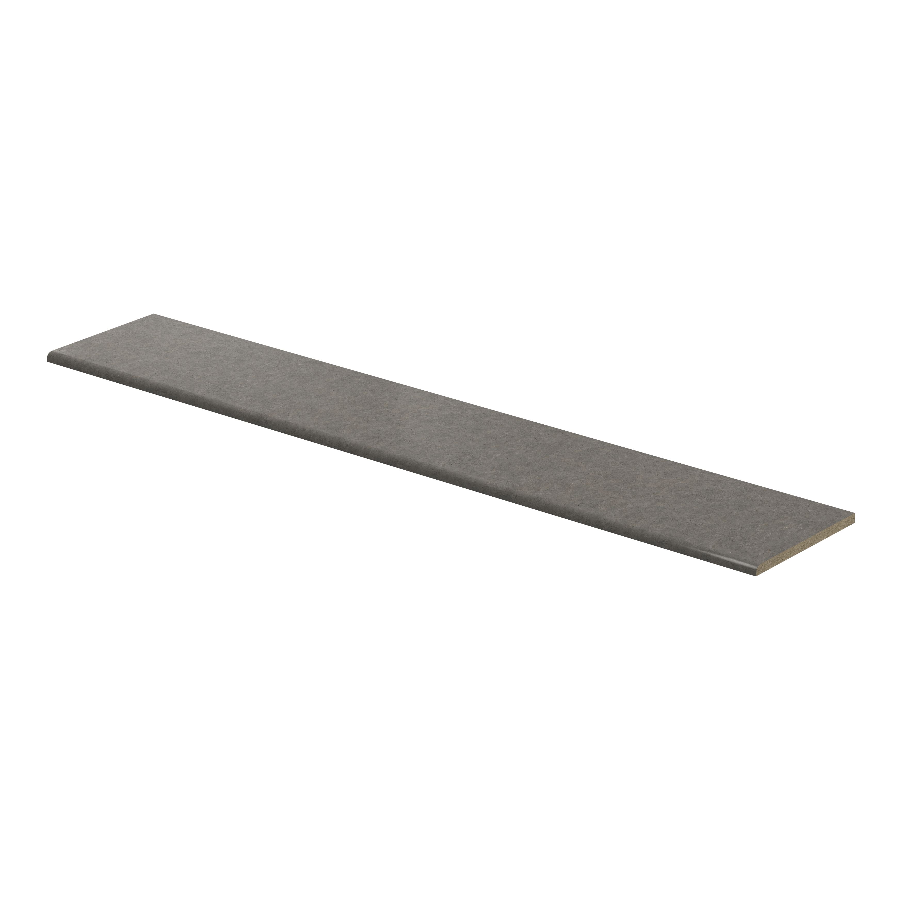 GoodHome 38mm Kabsa Matt Grey Stone effect Laminate Post-formed edge Worktop, (L)3000mm