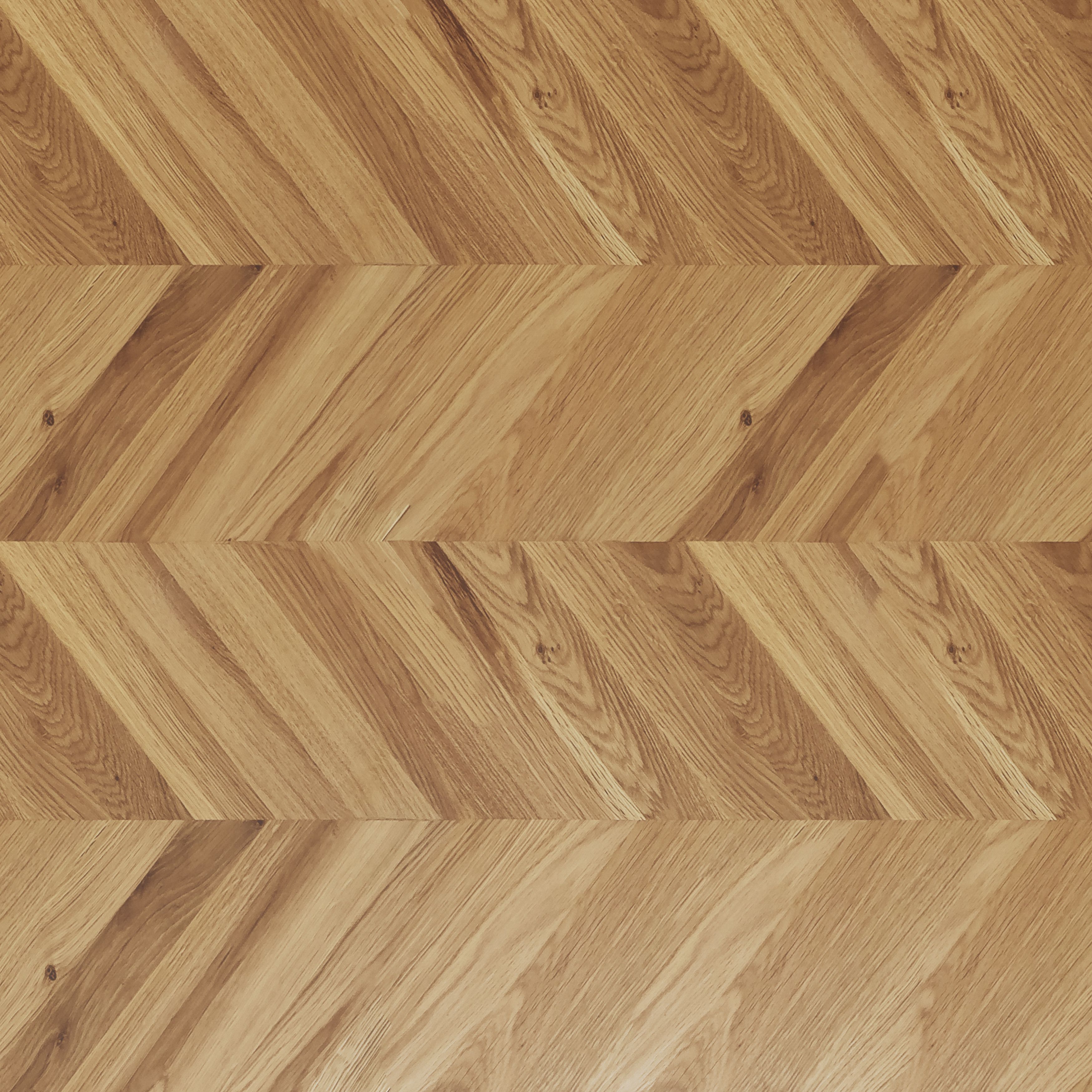 GoodHome 38mm Orin Satin Chevron oak Veneered Chamfered Kitchen Worktop, (L)3000mm