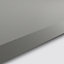 GoodHome 38mm Super matt Titan grey Chipboard & laminate Square edge Kitchen Worktop, (L)3000mm