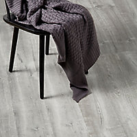 GoodHome Aberfeldy Grey Oak effect Laminate Flooring, 1.996m²