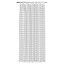 GoodHome Aetna White & black Grid Shower curtain (W)180cm