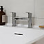 GoodHome Ajeeta Gloss Chrome effect Deck-mounted Manual Single Bath Filler Tap