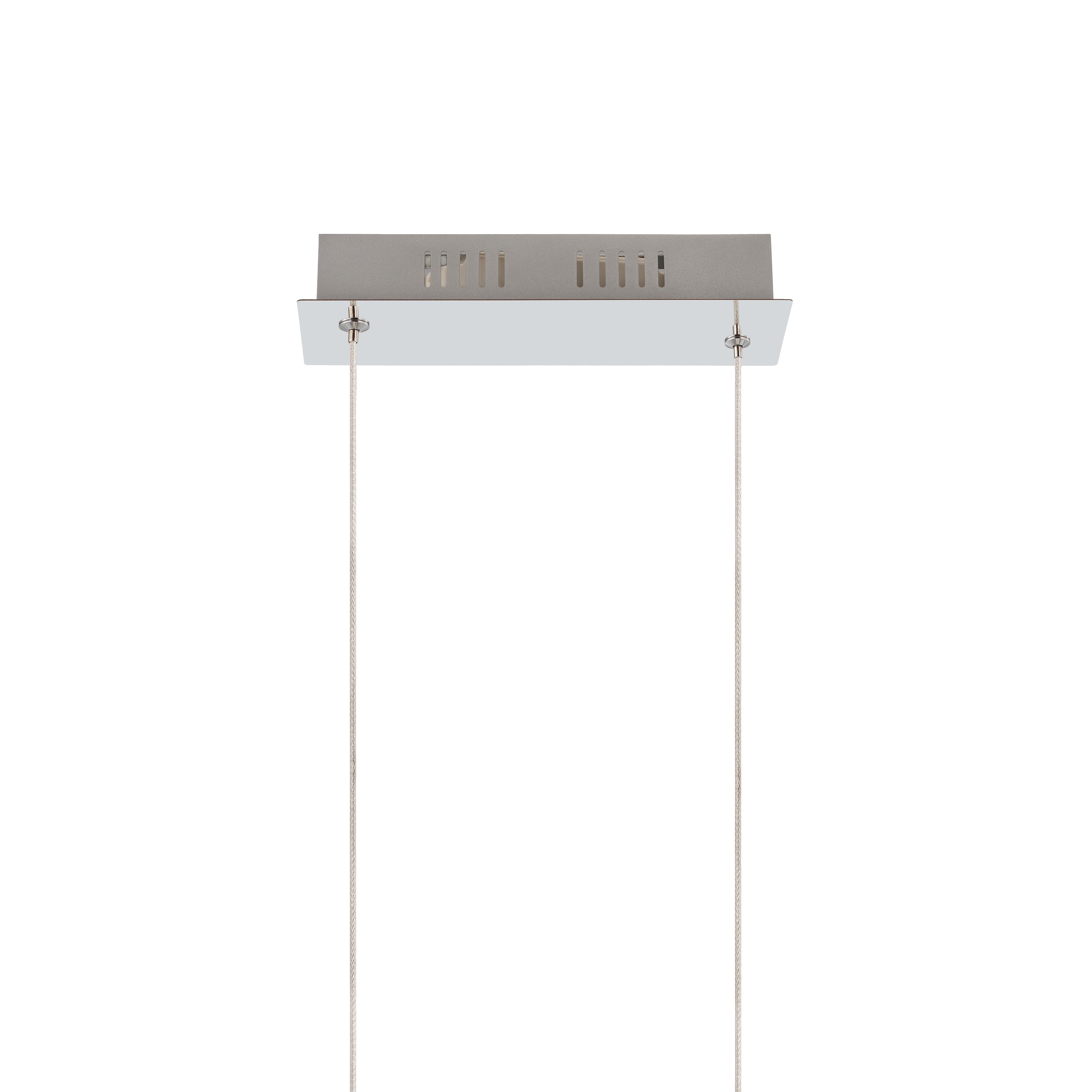 GoodHome Alani Chrome effect 2 Lamp LED Pendant ceiling light