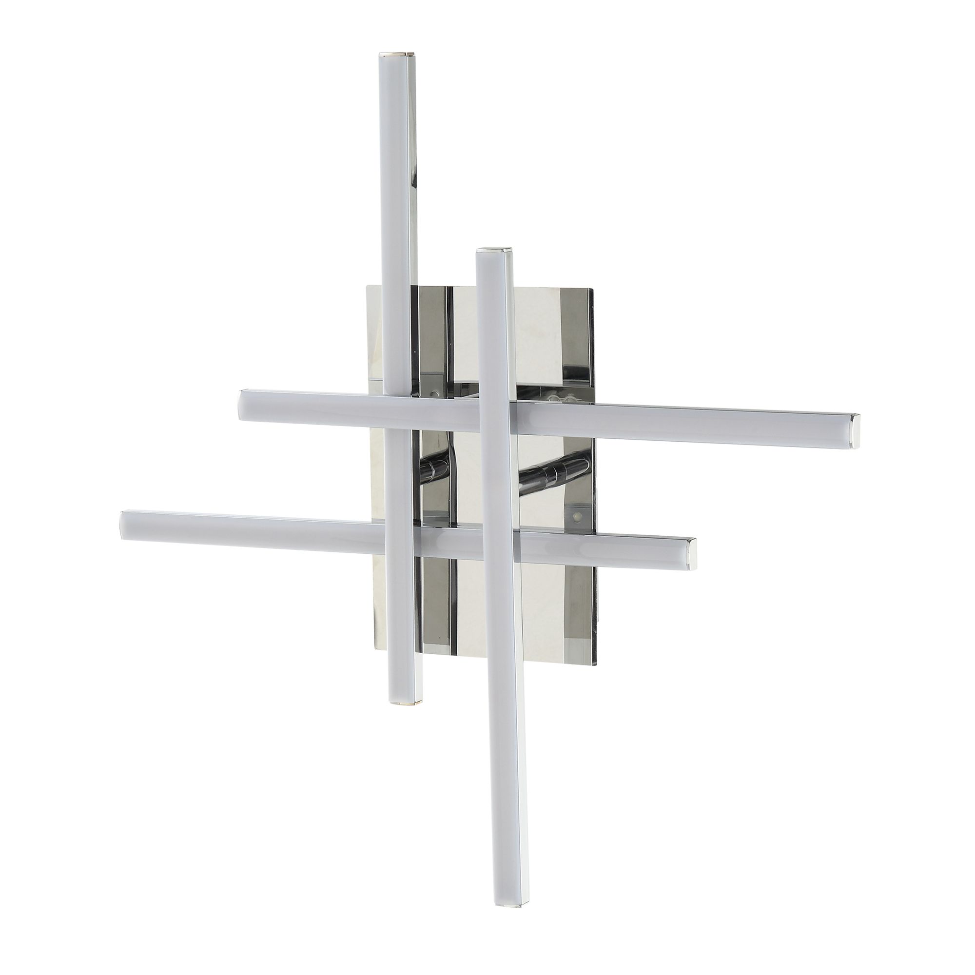 GoodHome Alani Chrome effect Quadruple Wired Wall light LR31676W