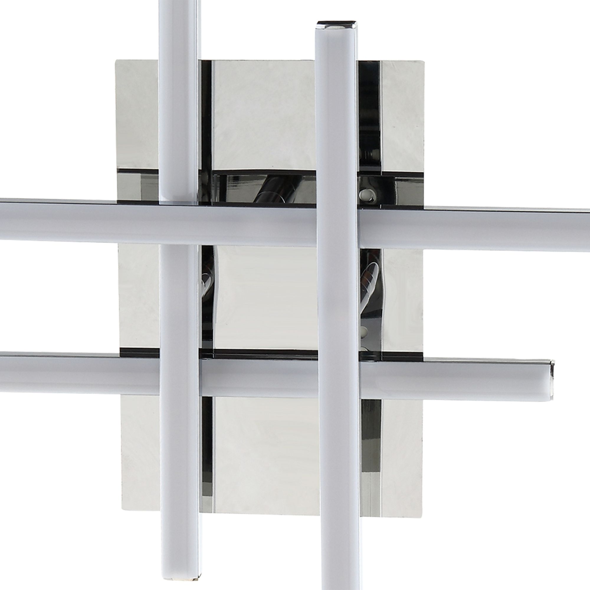 GoodHome Alani Chrome effect Quadruple Wired Wall light LR31676W