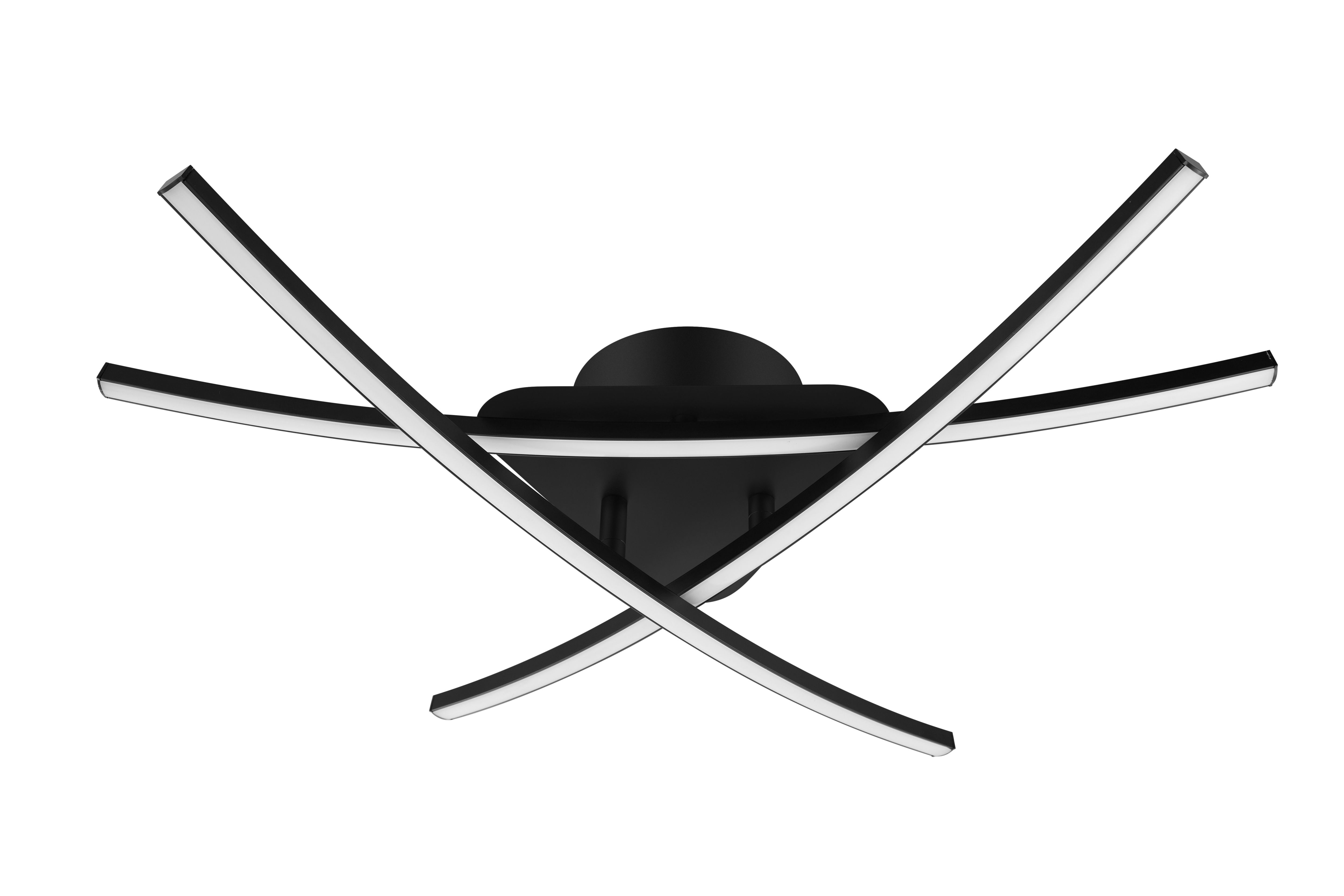 GoodHome Alani Matt Metal & plastic Black Ceiling light