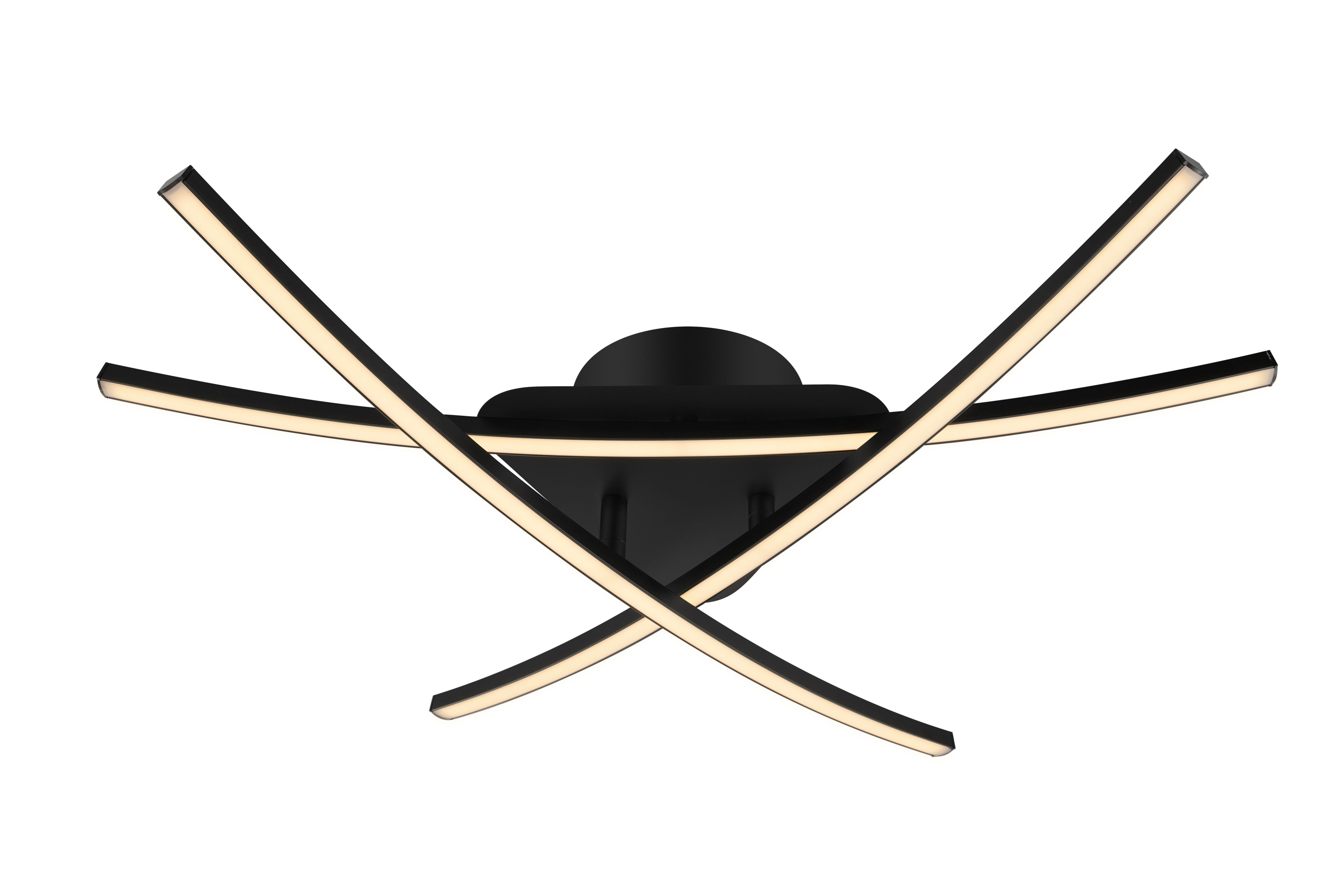 GoodHome Alani Matt Metal & plastic Black Ceiling light