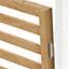 GoodHome Alara Natural Slatted Room divider panel (H)1m (W)1m