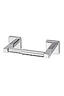 GoodHome Alessano Silver effect Wall-mounted Toilet roll holder (W)215mm