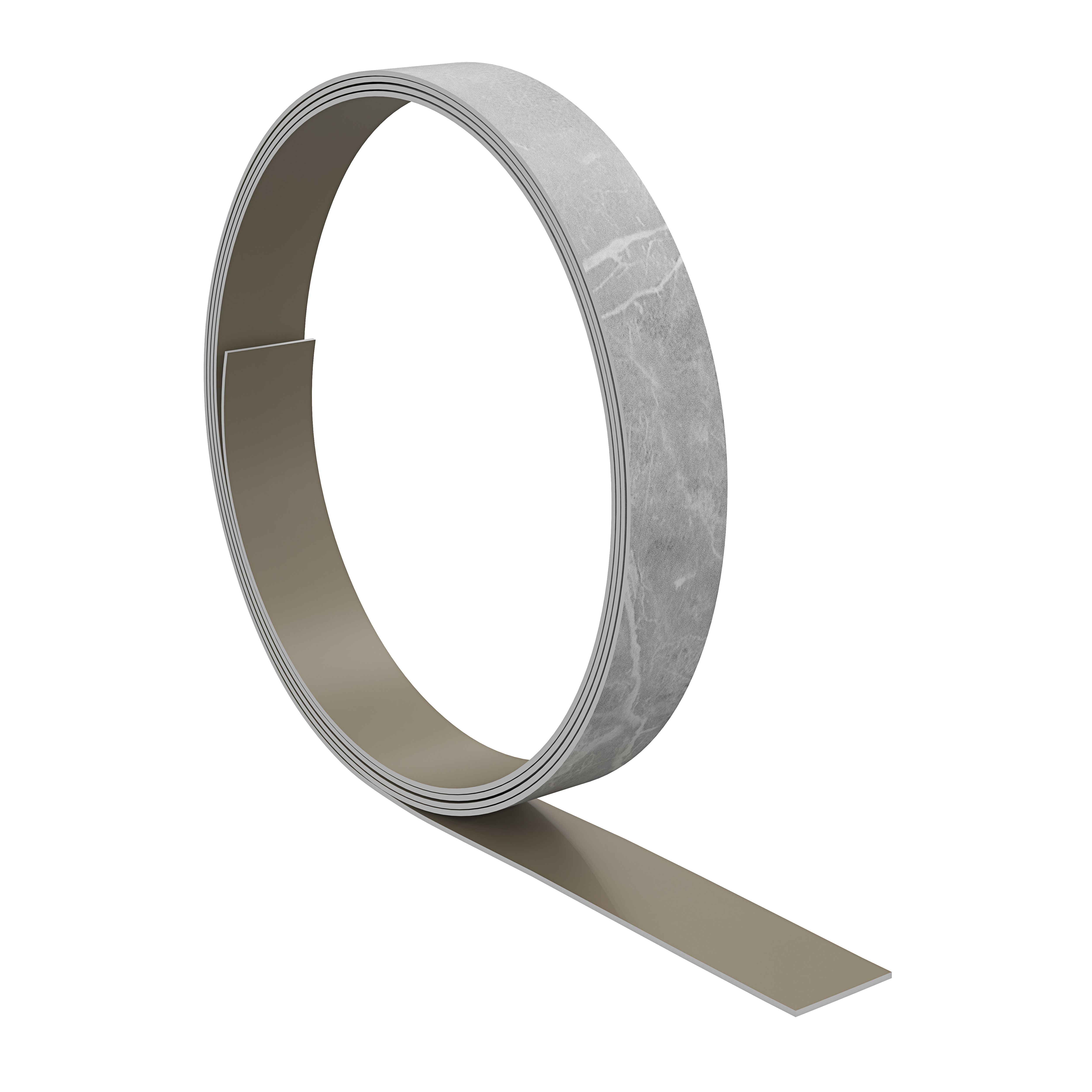 GoodHome Algiata Marble effect Worktop edging tape, (L)3m (W)24mm