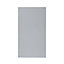 GoodHome Alisma Gloss grey slab Highline Cabinet door (W)450mm (H)715mm (T)19mm