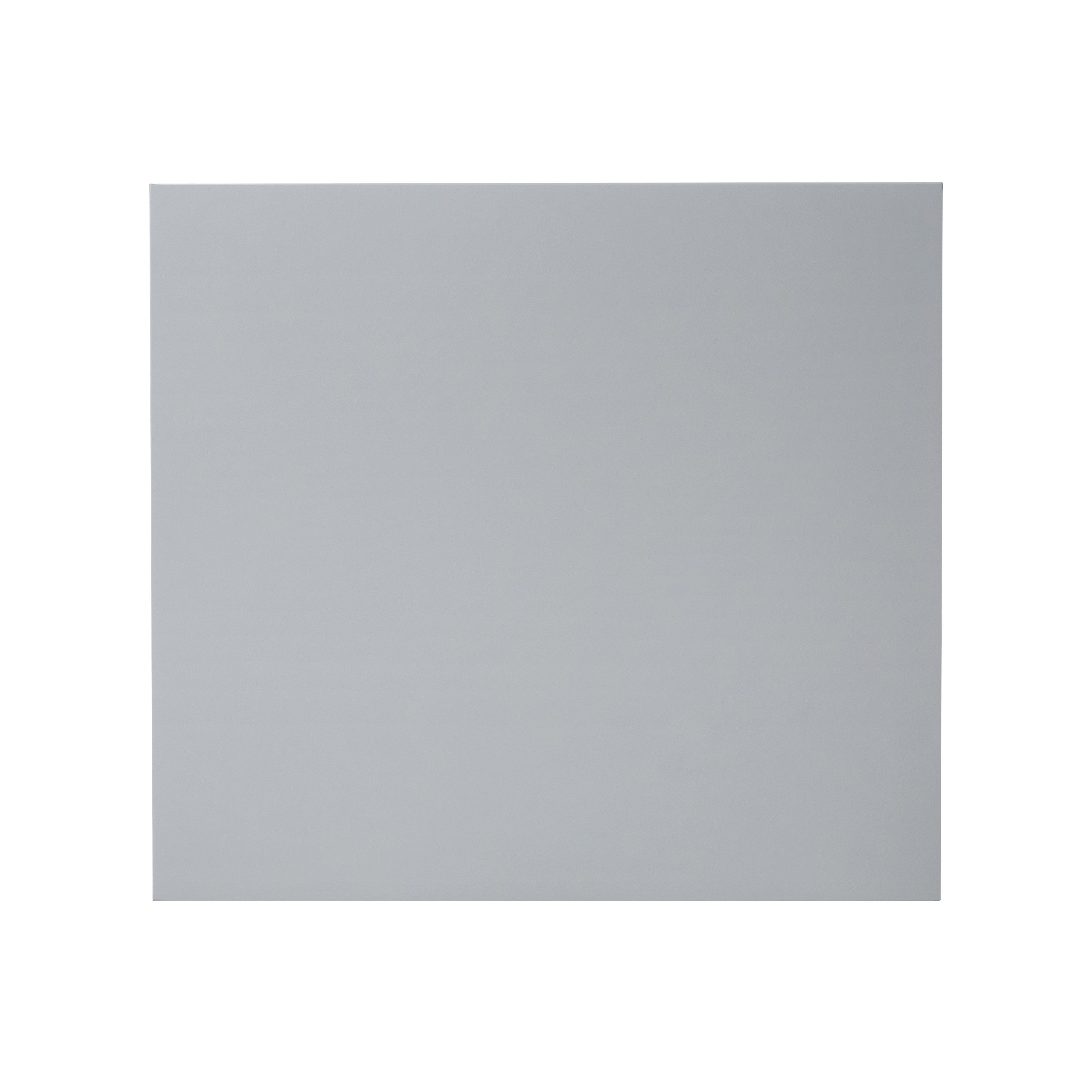 GoodHome Alisma High gloss grey slab Appliance Cabinet door (W)600mm (H)543mm (T)18mm