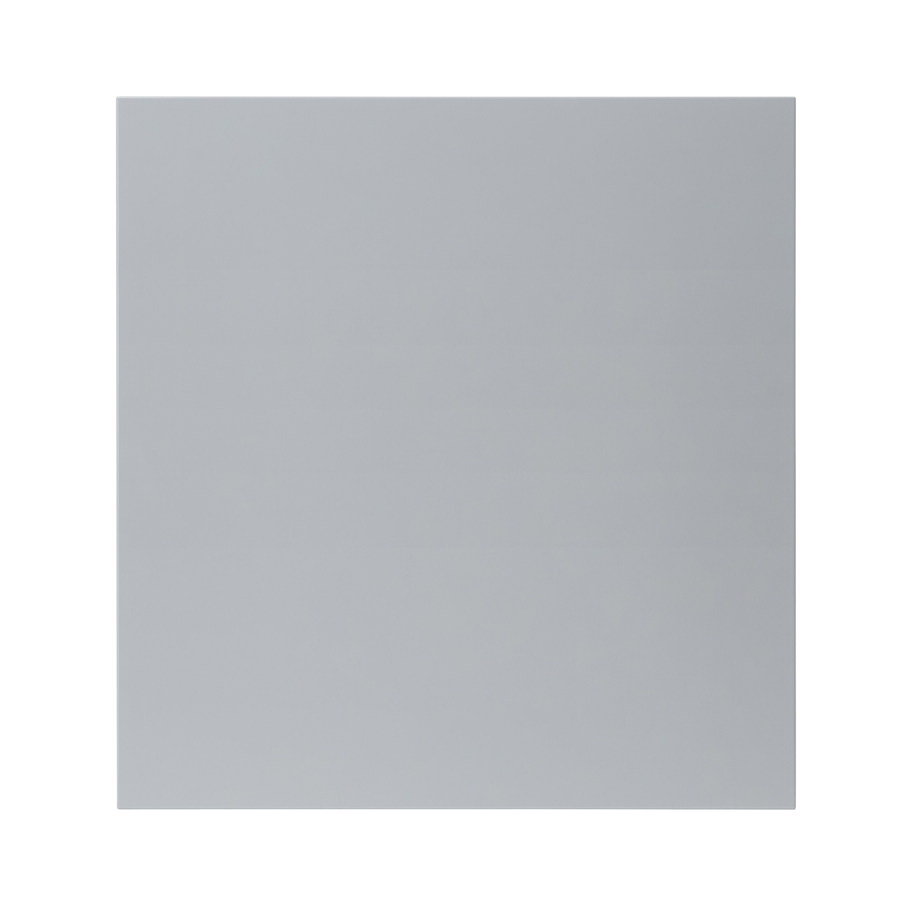 GoodHome Alisma High gloss grey slab Appliance Cabinet door (W)600mm (H)626mm (T)18mm