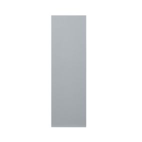 GoodHome Alisma High gloss grey slab Highline Cabinet door (W)300mm (H)715mm (T)18mm