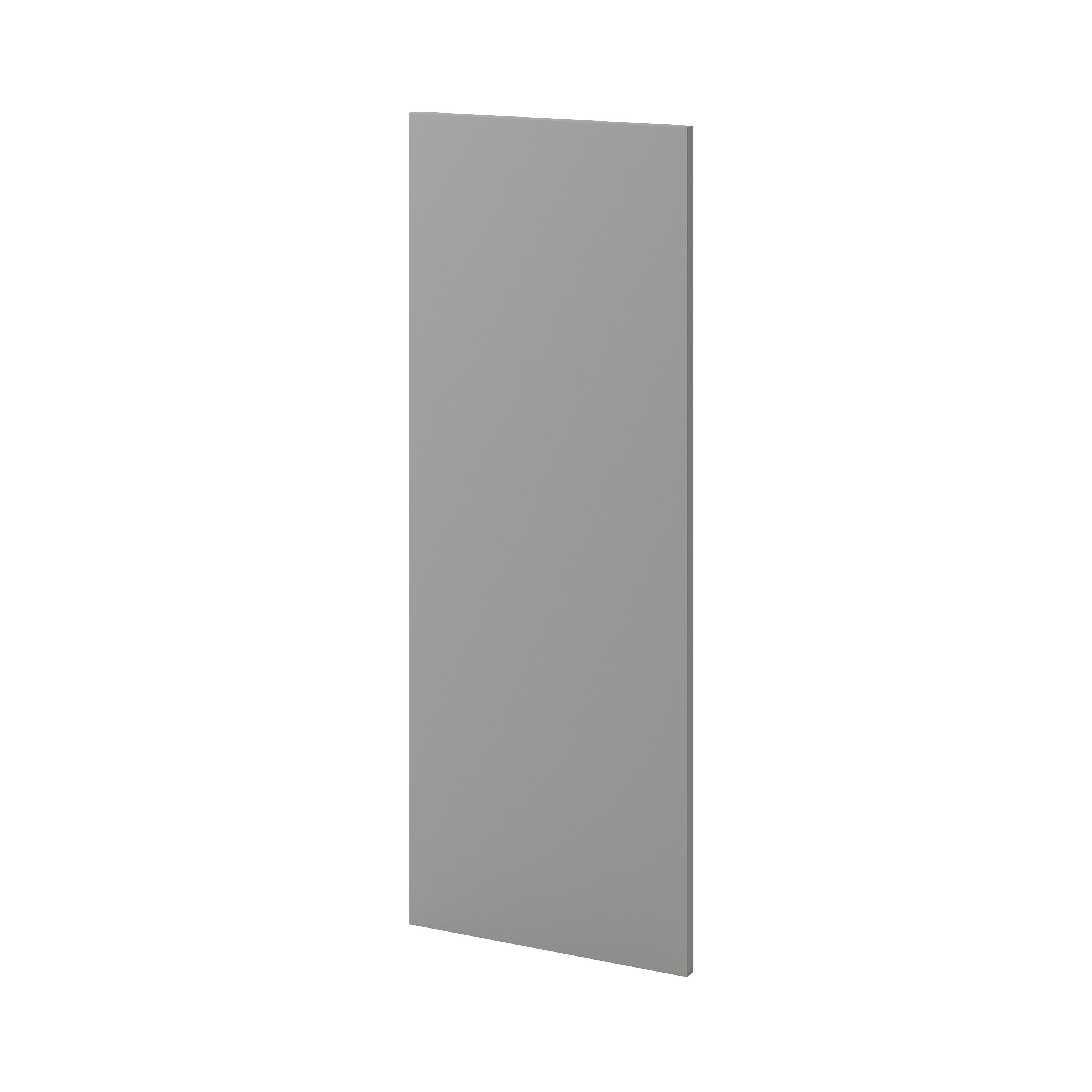 GoodHome Alisma High gloss grey slab Standard Wall Clad on end panel (H)960mm (W)360mm