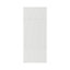 GoodHome Alisma High gloss white slab Drawerline door & drawer front, (W)300mm (H)715mm (T)18mm