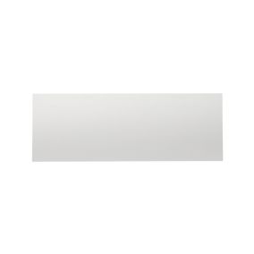 GoodHome Alisma High gloss white slab Full height Drawer front, bridging door & bi fold door, (W)1000mm (H)356mm (T)18mm