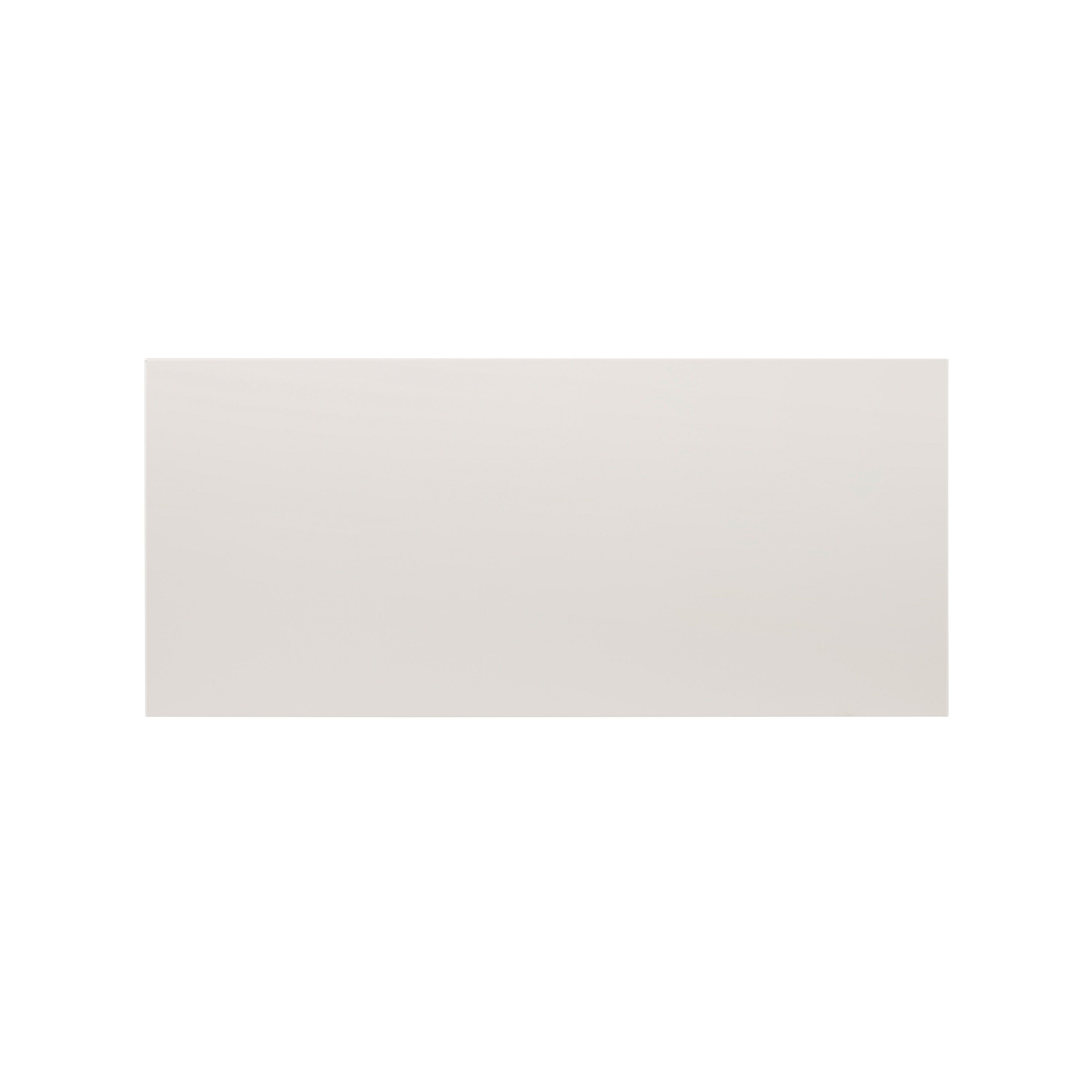 GoodHome Alisma High gloss white slab Full height Drawer front, bridging door & bi fold door, (W)800mm (H)356mm (T)18mm