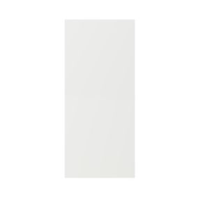 GoodHome Alisma High gloss white slab Standard End panel (H)720mm (W)320mm