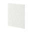 GoodHome Alisma High gloss white slab Standard End panel (H)720mm (W)570mm