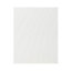 GoodHome Alisma High gloss white slab Standard End panel (H)720mm (W)570mm
