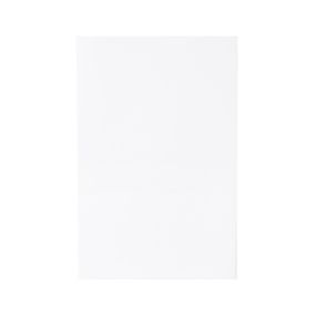GoodHome Alisma High gloss white slab Standard End panel (H)900mm (W)610mm