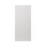 GoodHome Alisma High gloss white slab Tall wall Cabinet door (W)400mm (H)895mm (T)18mm