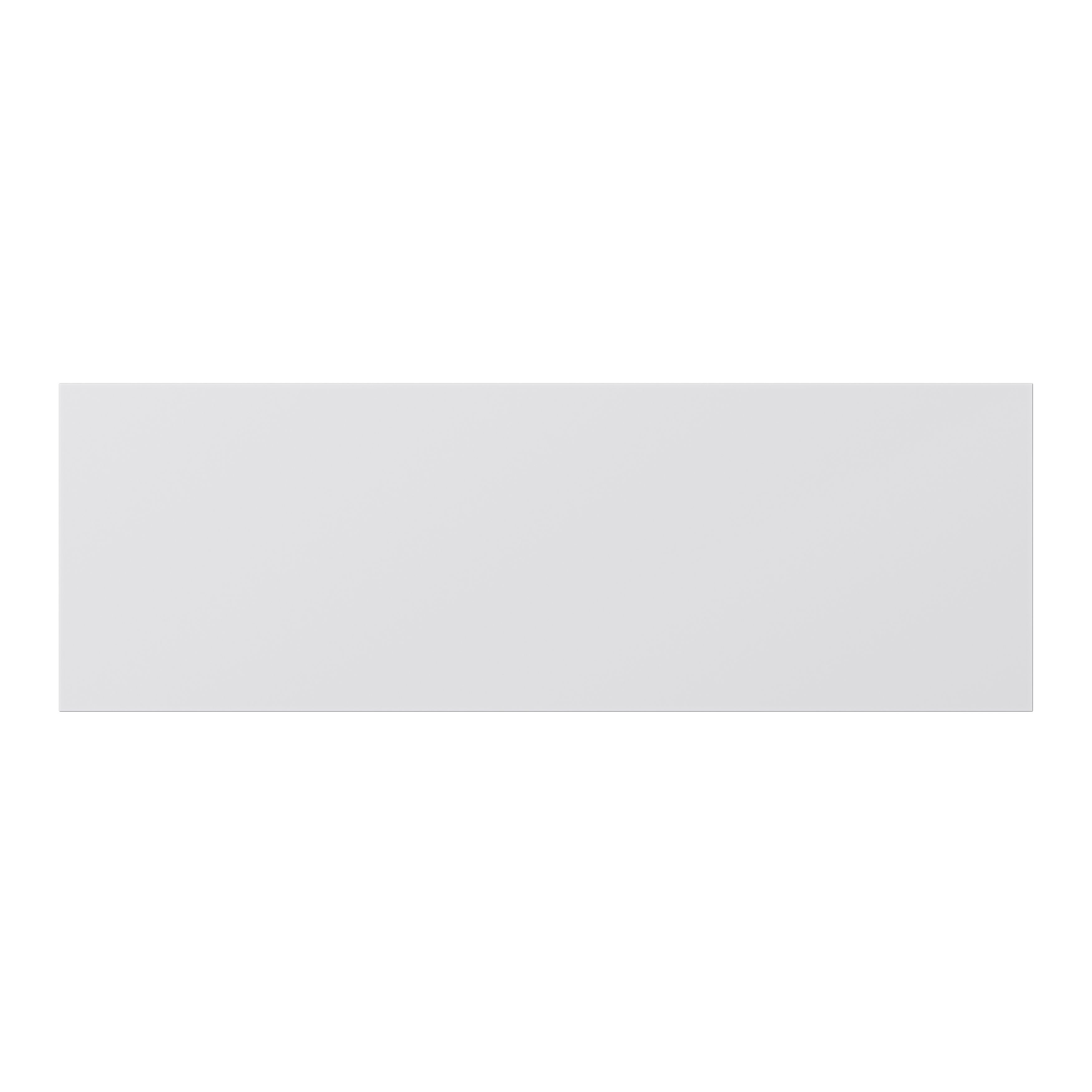 GoodHome Alisma Innovo handleless gloss light grey slab Drawer front, bridging door & bi fold door, (W)1000mm