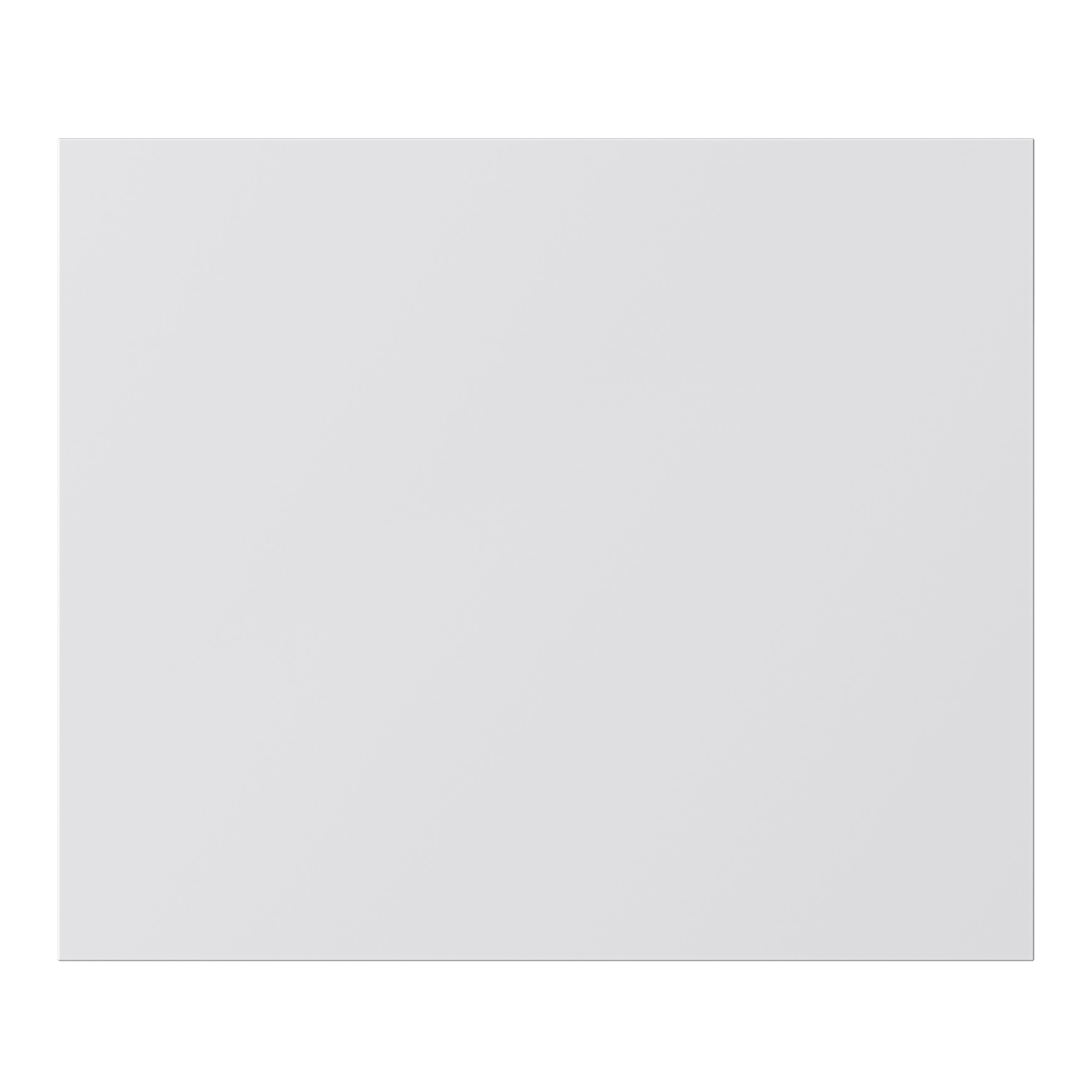 GoodHome Alisma Innovo handleless gloss light grey slab Drawer front, bridging door & bi fold door, (W)400mm