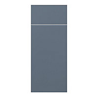 GoodHome Alisma Matt blue Door & drawer, (W)300mm (H)715mm (T)18mm